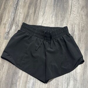 Athletic Works Black Girls' Athletic Shorts with Drawstring
